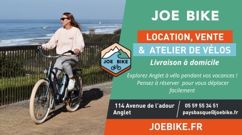 Joe Bike Anglet - Réservez votre vélo