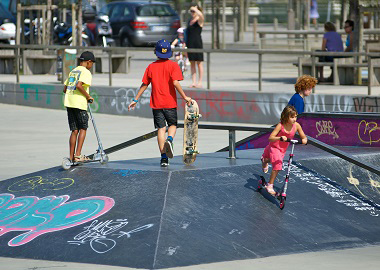 Skate park de La Barre à Anglet