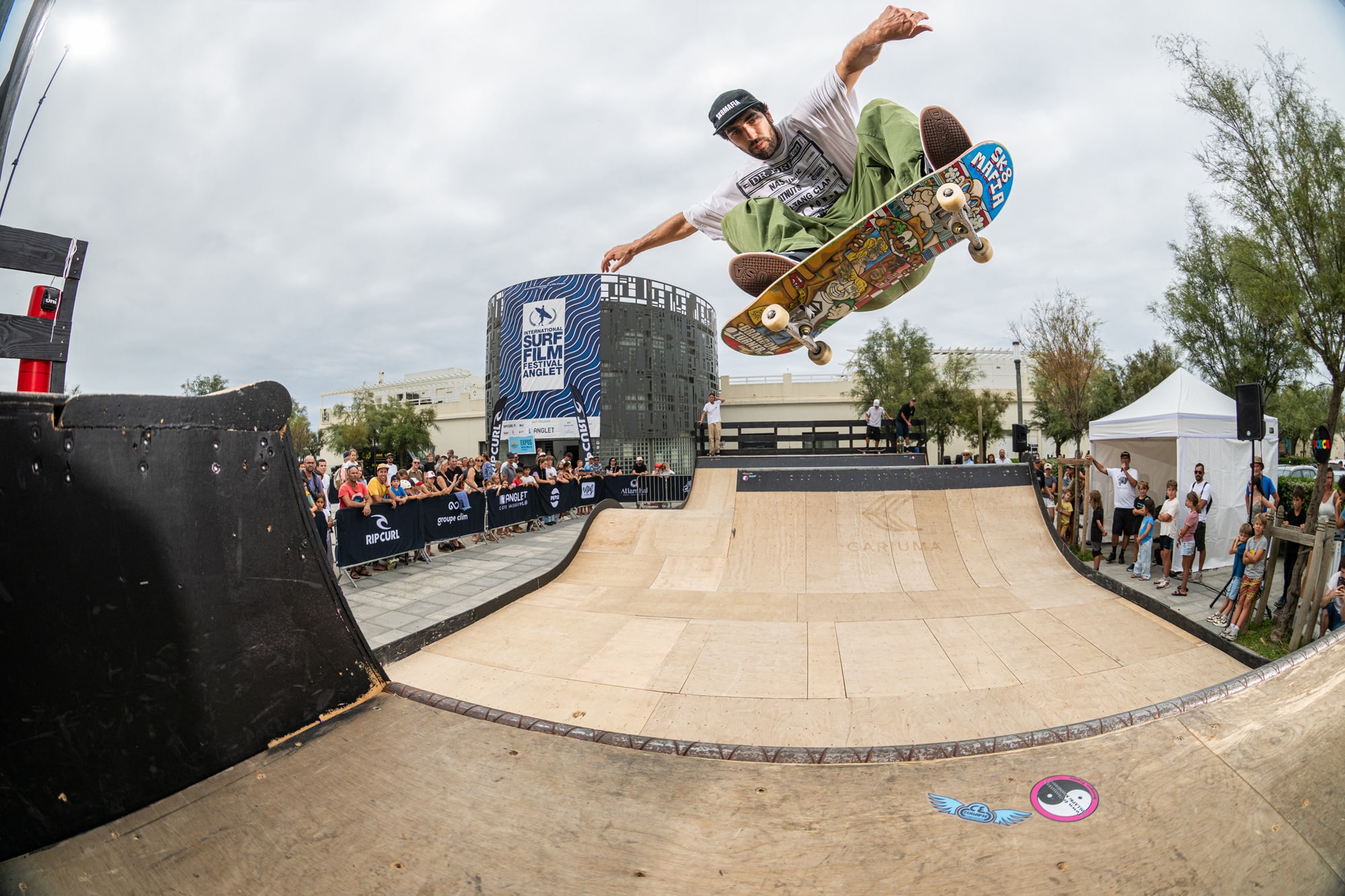 Compétition de skate à Anglet lors du Summer Fest