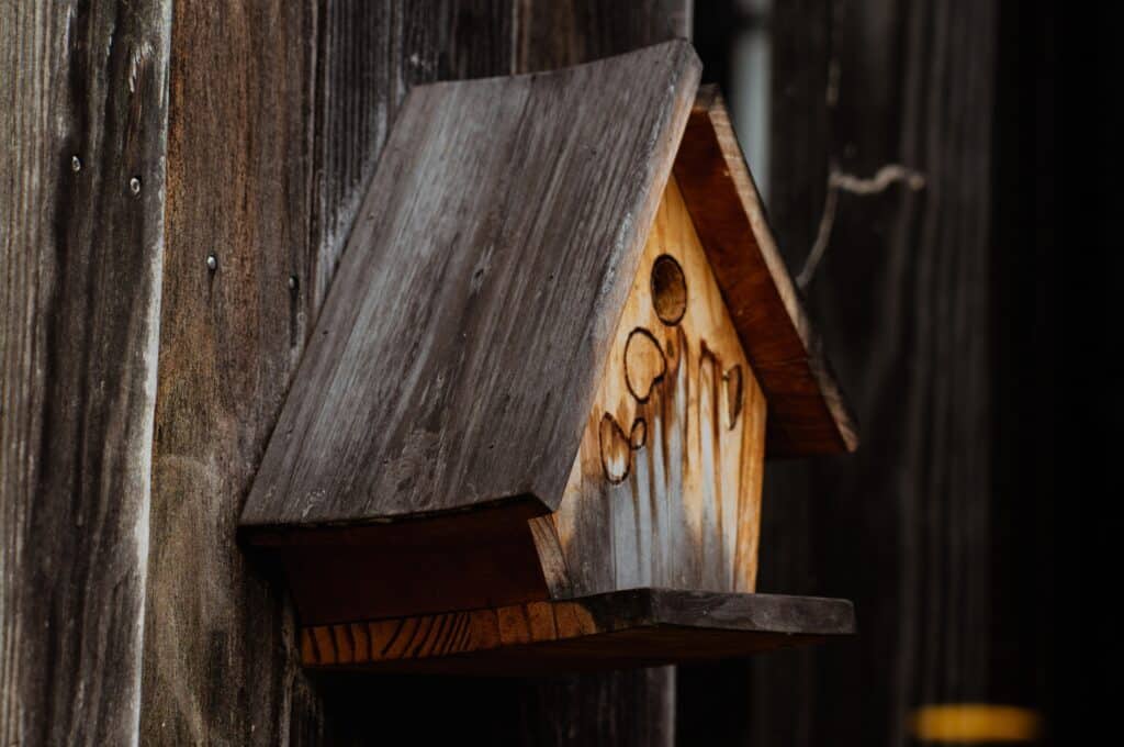 Nichoir pour oiseaux.